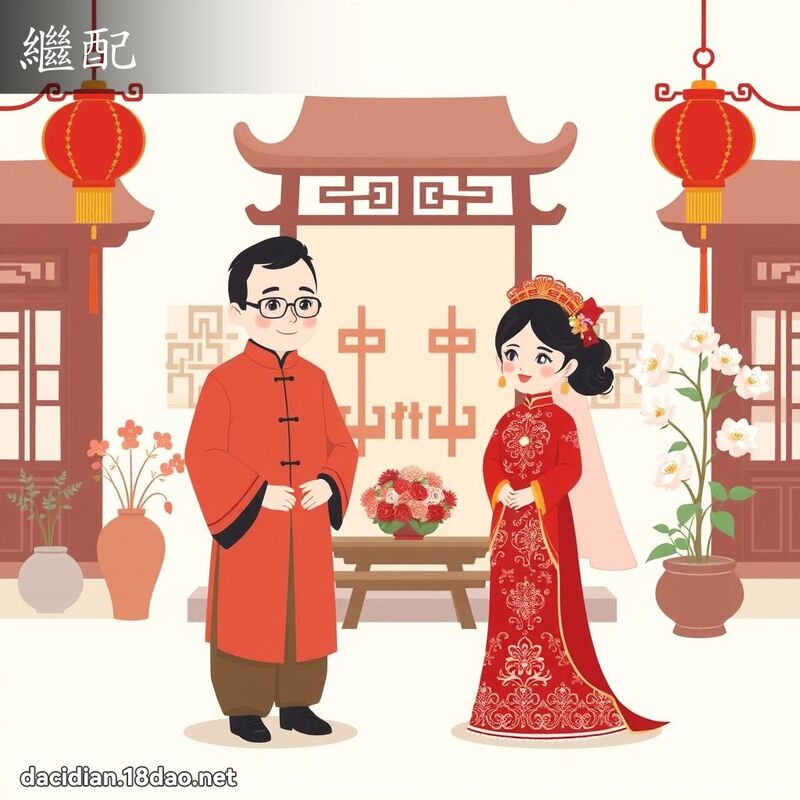 继配 - 国语大辞典配图