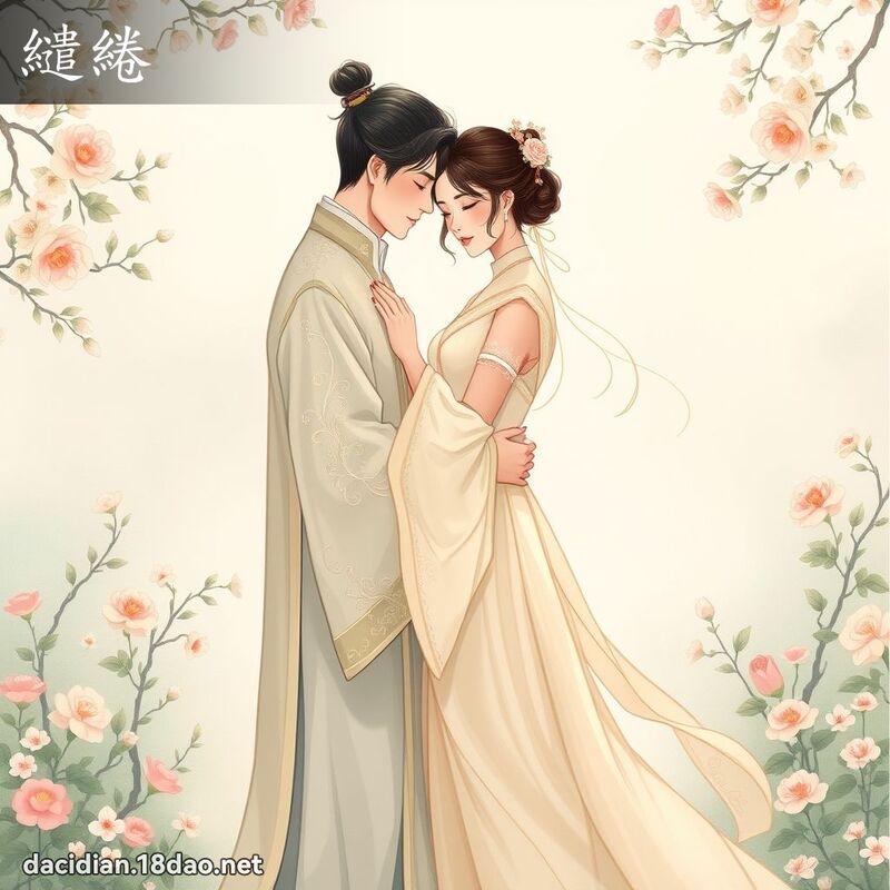 繾綣 - 国语大辞典配图