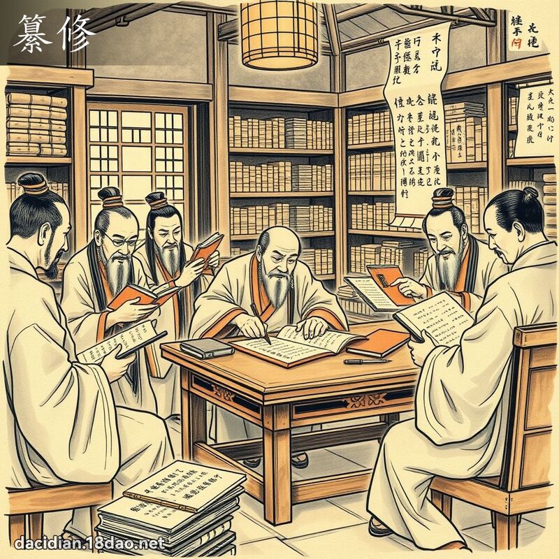 纂修 - 國語大辭典配圖