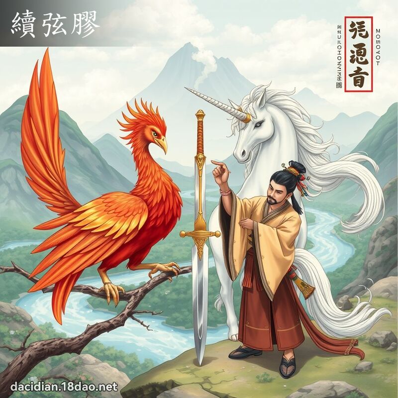 续弦胶 - 国语大辞典配图