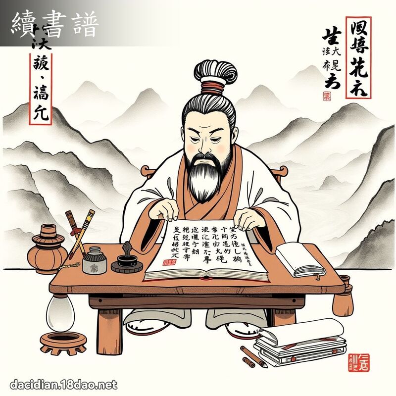 續書譜 - 國語大辭典配圖