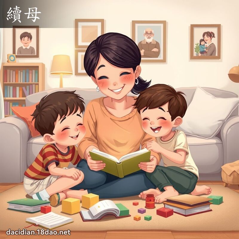 續母 - 國語大辭典配圖