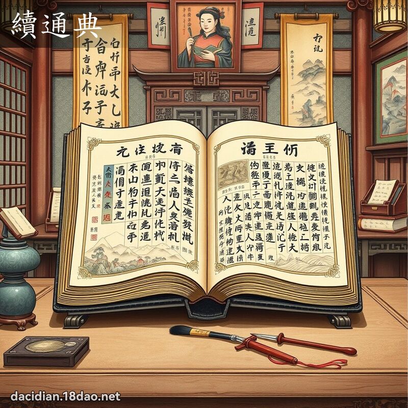 續通典 - 國語大辭典配圖