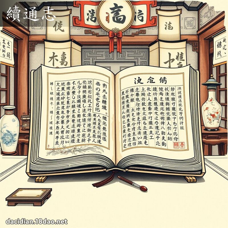 續通志 - 國語大辭典配圖