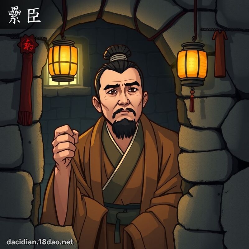 纍臣 - 國語大辭典配圖