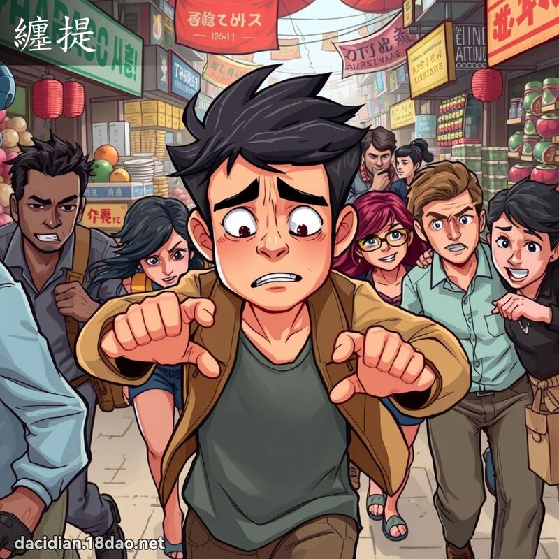 纏提 - 國語大辭典配圖