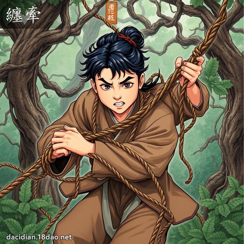 纏牽 - 國語大辭典配圖