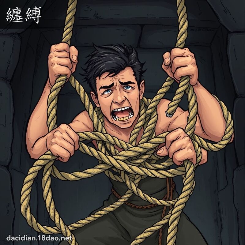 纏縛 - 國語大辭典配圖