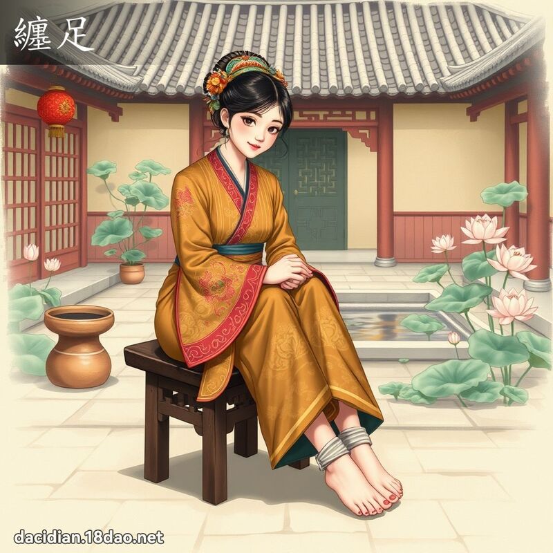 纏足 - 國語大辭典配圖