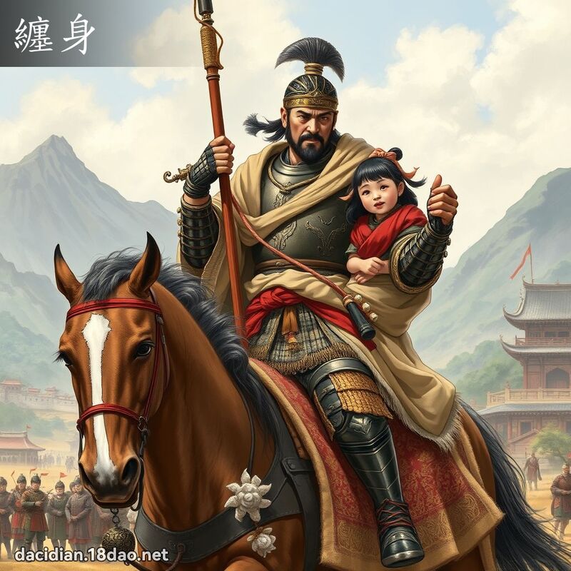 纏身 - 國語大辭典配圖