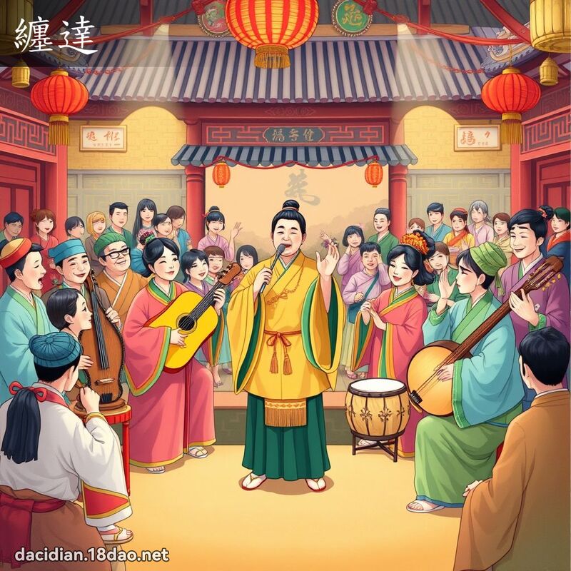 缠达 - 国语大辞典配图