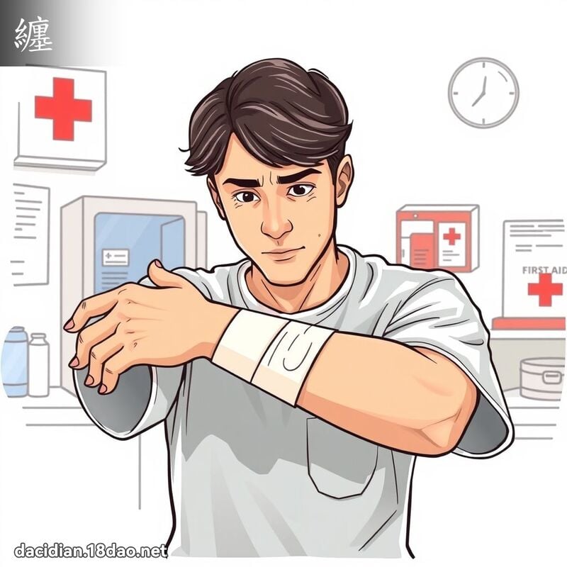 纏 - 國語大辭典配圖