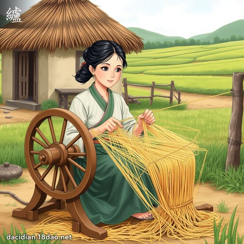 纑 - 國語大辭典配圖