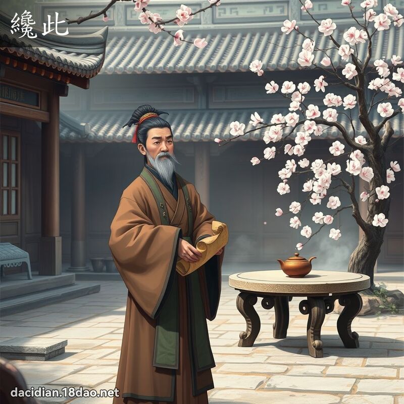 纔此 - 國語大辭典配圖