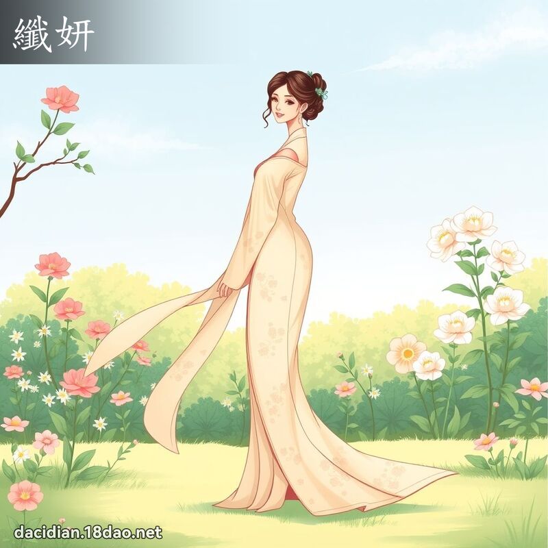 纖妍 - 國語大辭典配圖