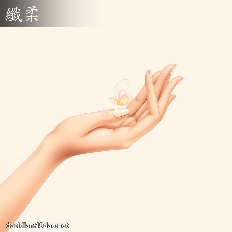 纖柔 - 國語大辭典配圖