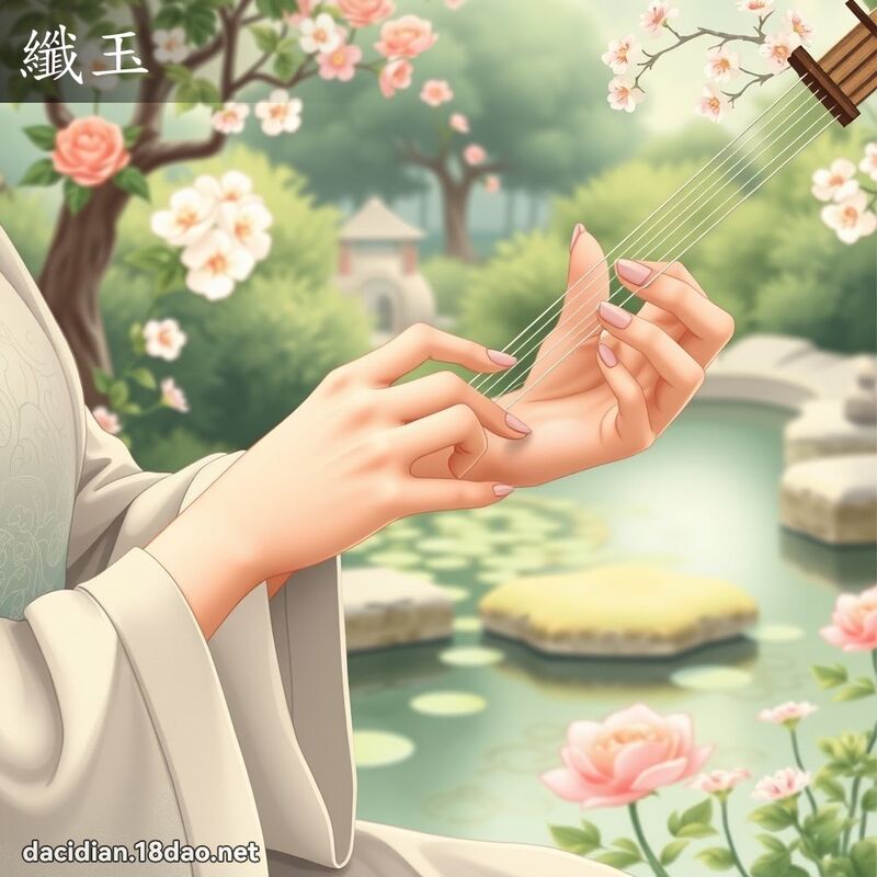 纖玉 - 國語大辭典配圖