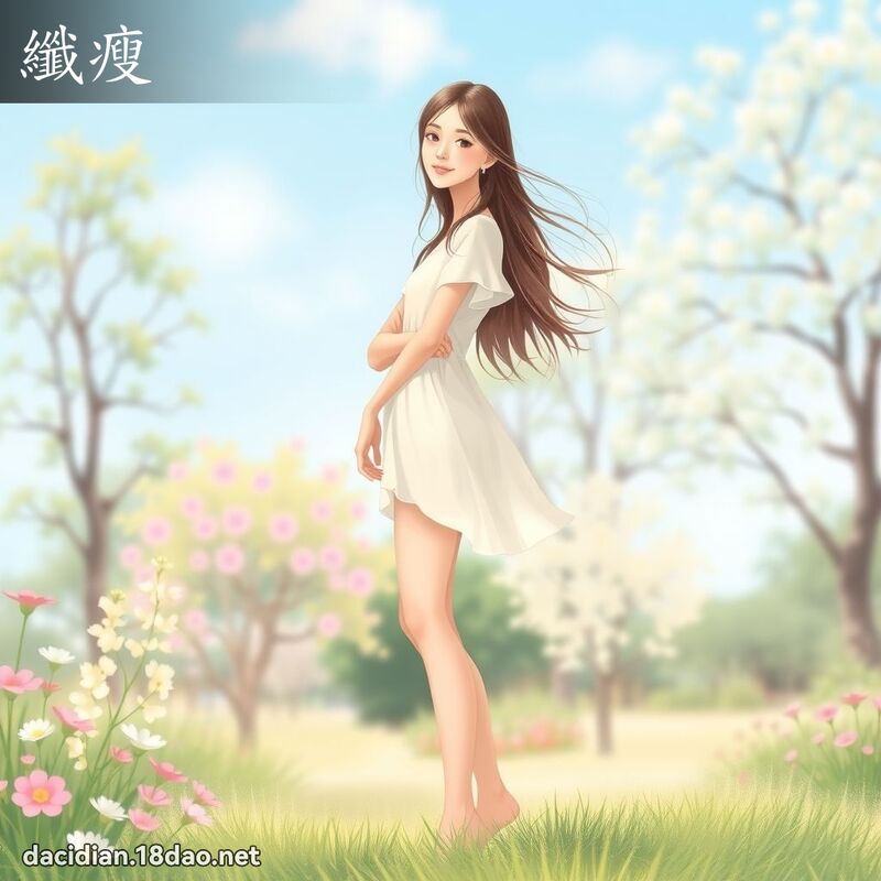 纖瘦 - 國語大辭典配圖