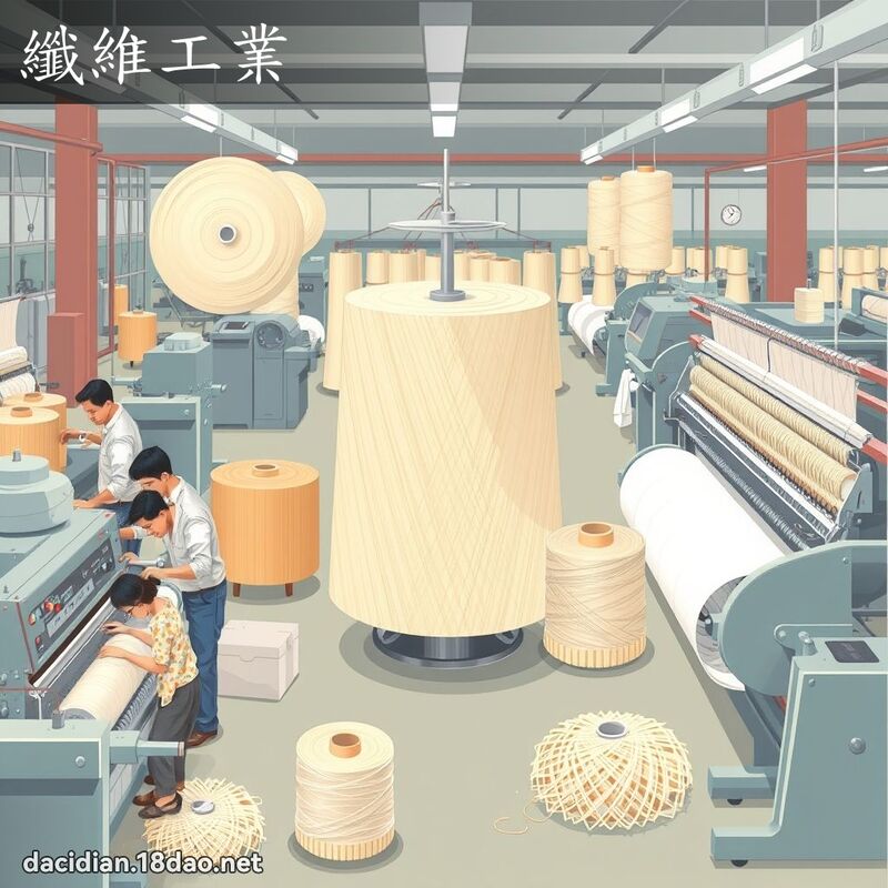 纖維工業 - 國語大辭典配圖