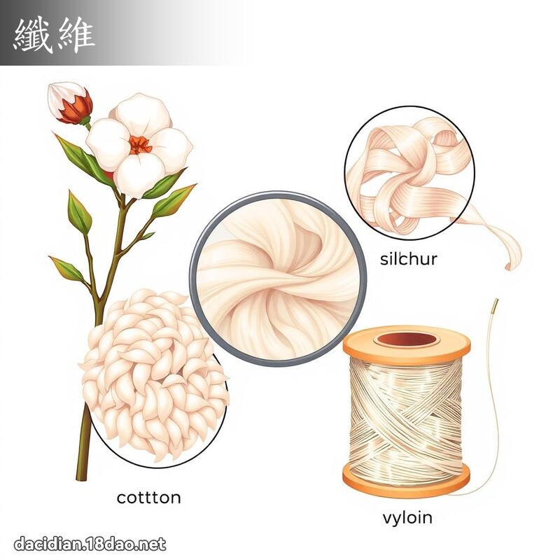 纖維 - 國語大辭典配圖