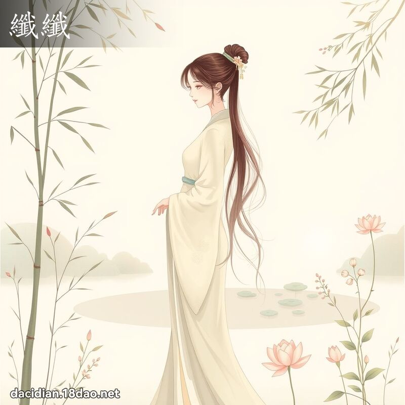 纖纖 - 國語大辭典配圖