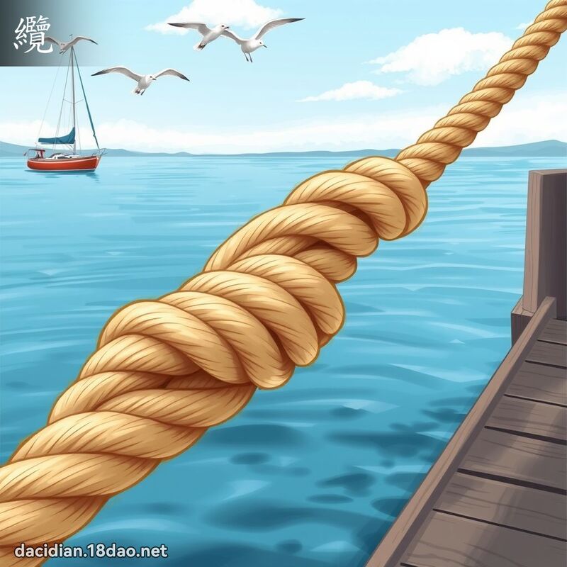 纜 - 國語大辭典配圖