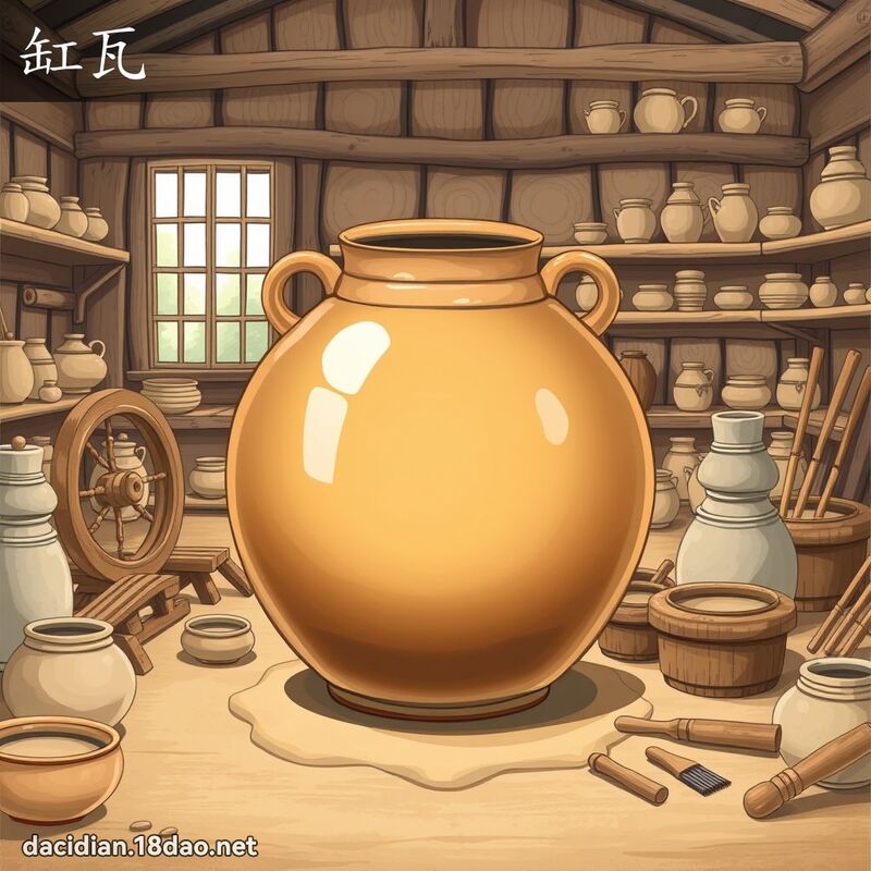 缸瓦 - 国语大辞典配图