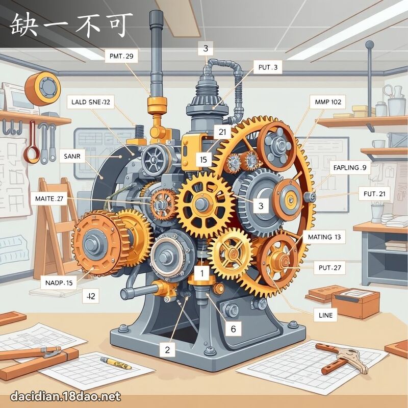 缺一不可 - 國語大辭典配圖