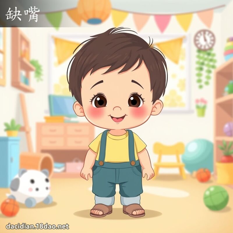 缺嘴 - 國語大辭典配圖