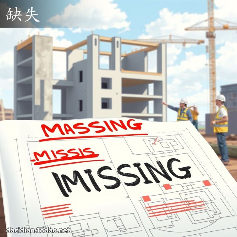 缺失 - 國語大辭典配圖