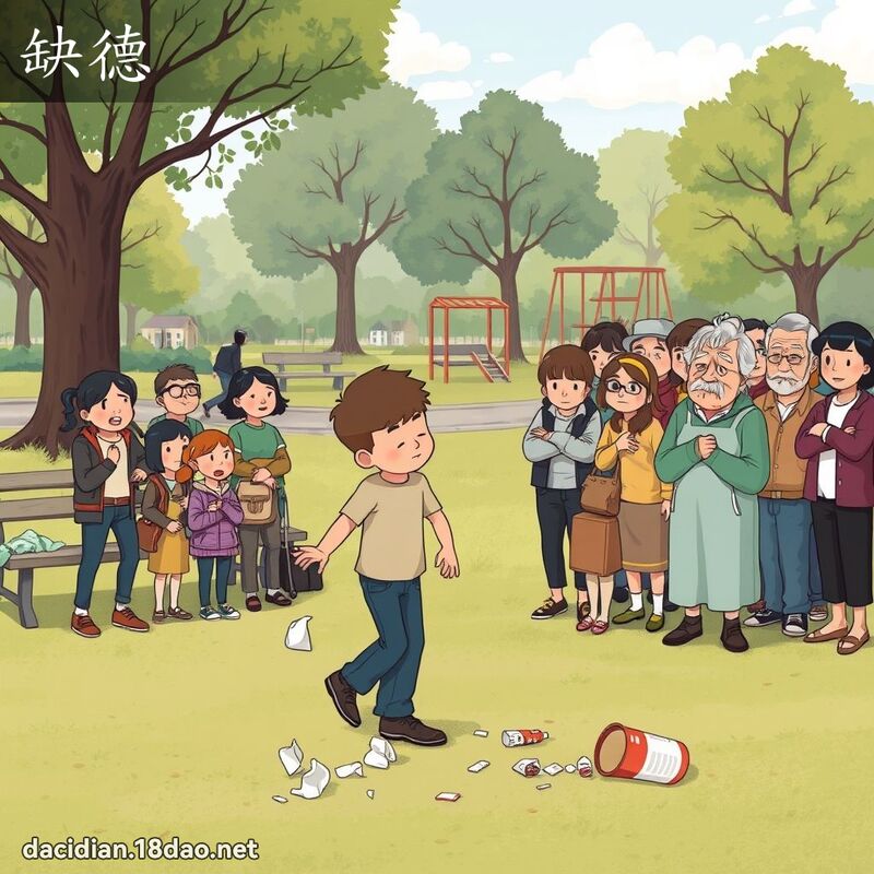 缺德 - 国语大辞典配图