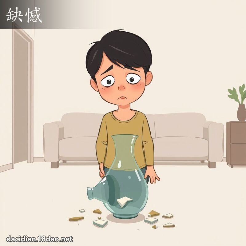 缺憾 - 国语大辞典配图