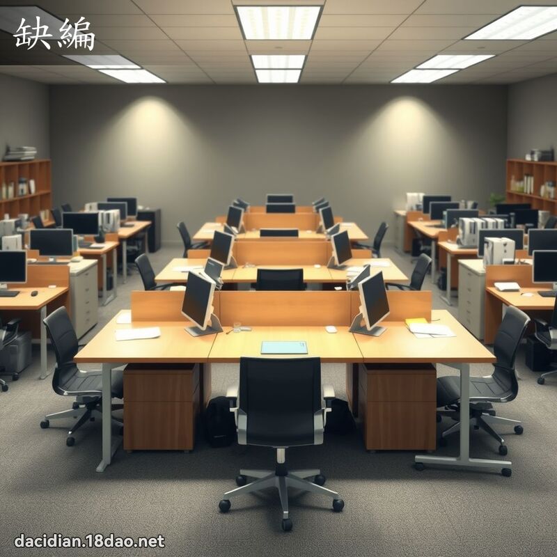 缺编 - 国语大辞典配图