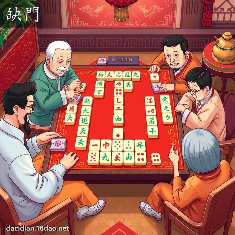 缺門 - 國語大辭典配圖