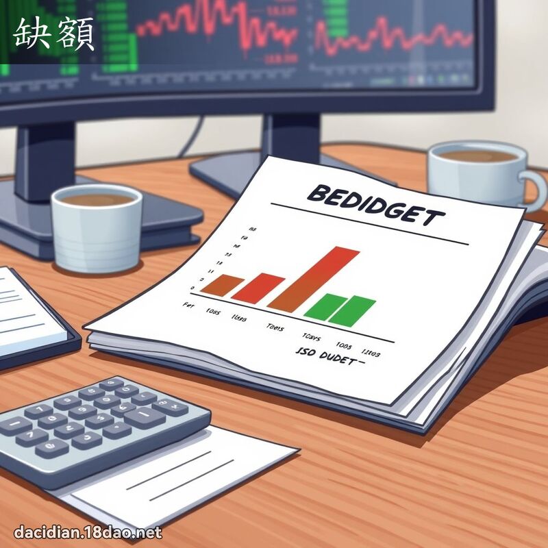 缺额 - 国语大辞典配图