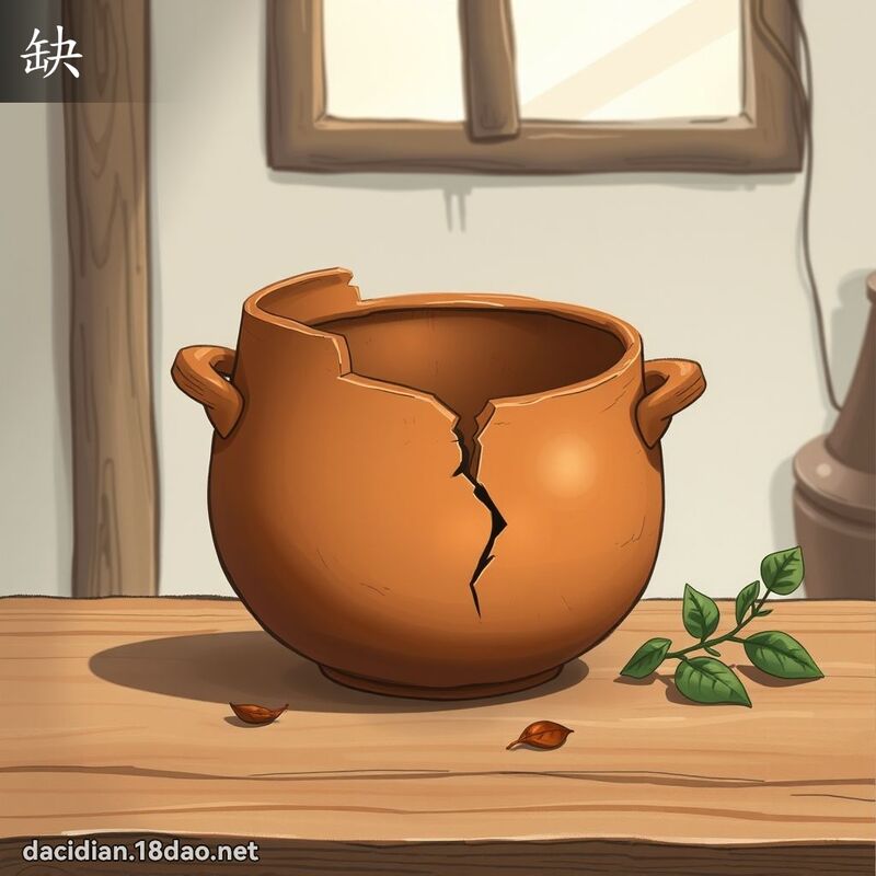 缺 - 国语大辞典配图