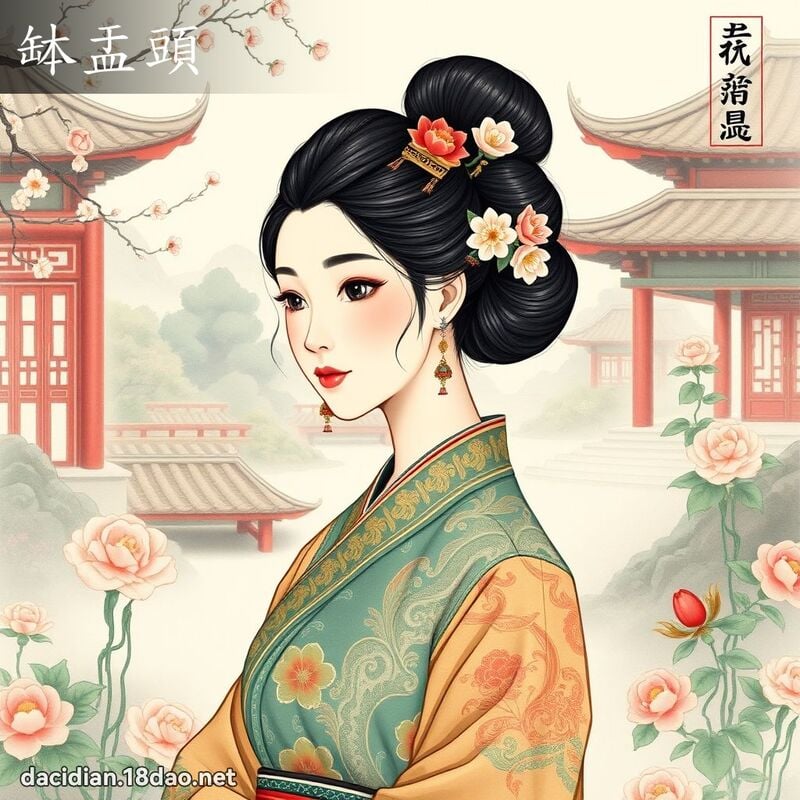钵盂头 - 国语大辞典配图