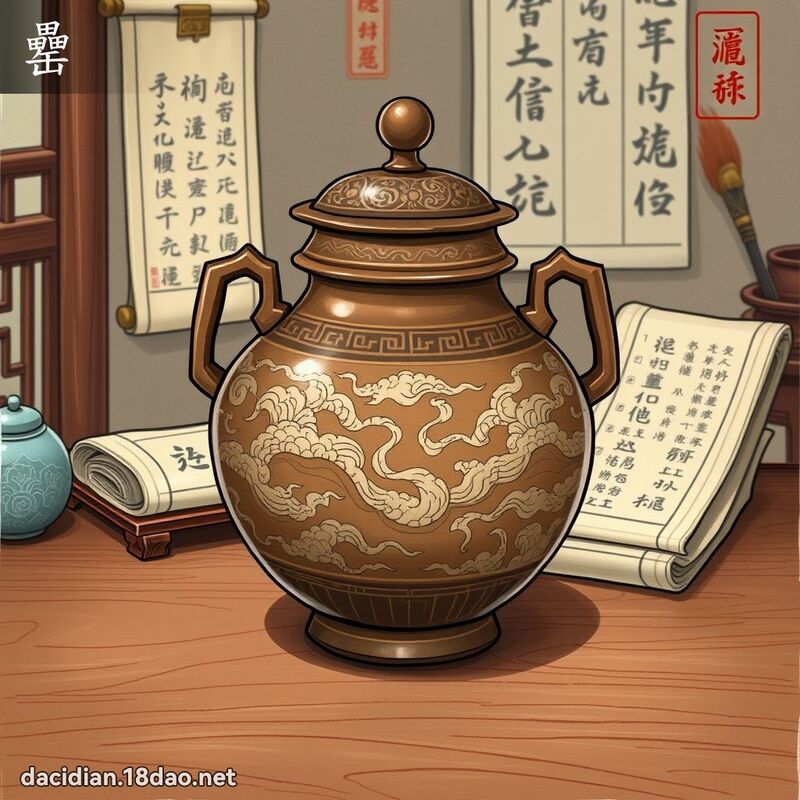 罍 - 國語大辭典配圖