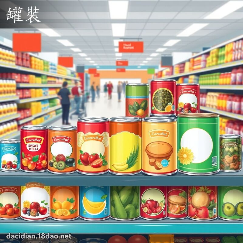 罐裝 - 國語大辭典配圖