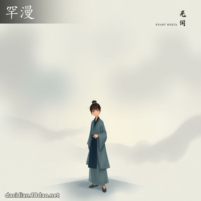 罕漫 - 國語大辭典配圖