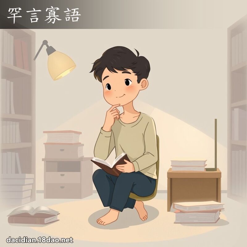 罕言寡语 - 国语大辞典配图