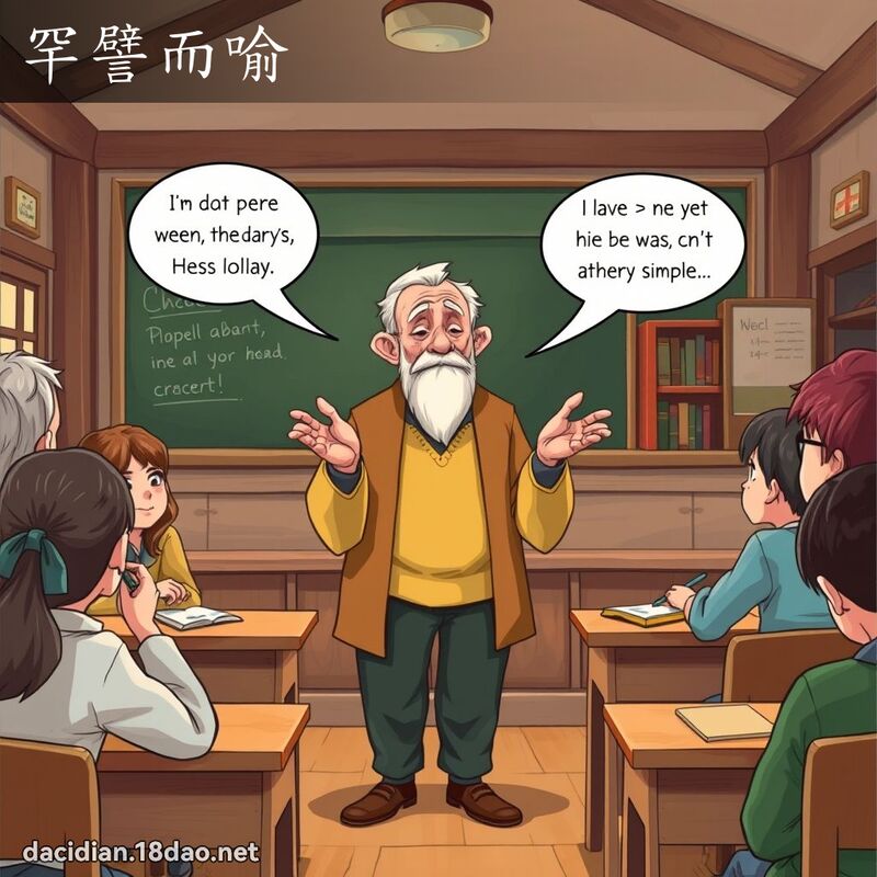 罕譬而喻 - 國語大辭典配圖