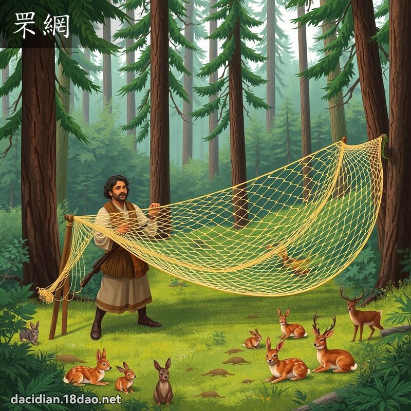 罘網 - 國語大辭典配圖
