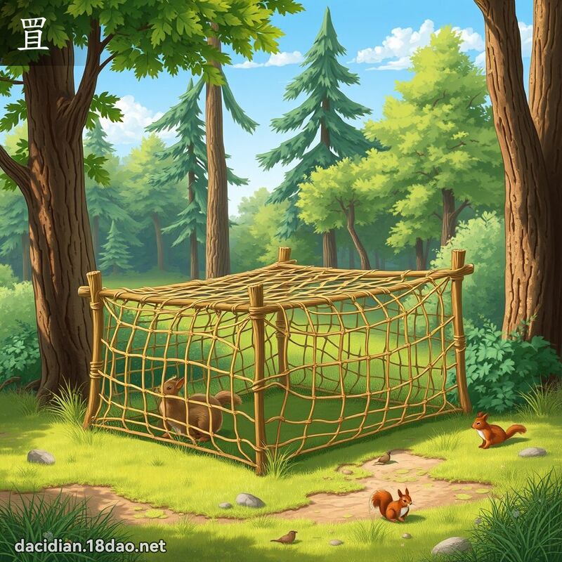 罝 - 國語大辭典配圖
