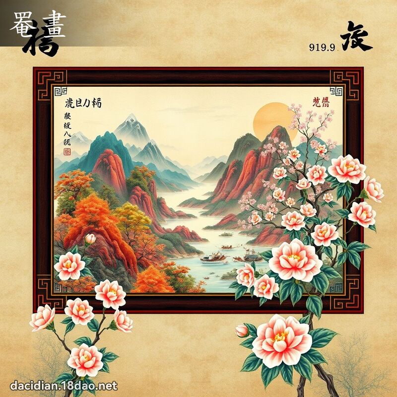 罨画 - 国语大辞典配图