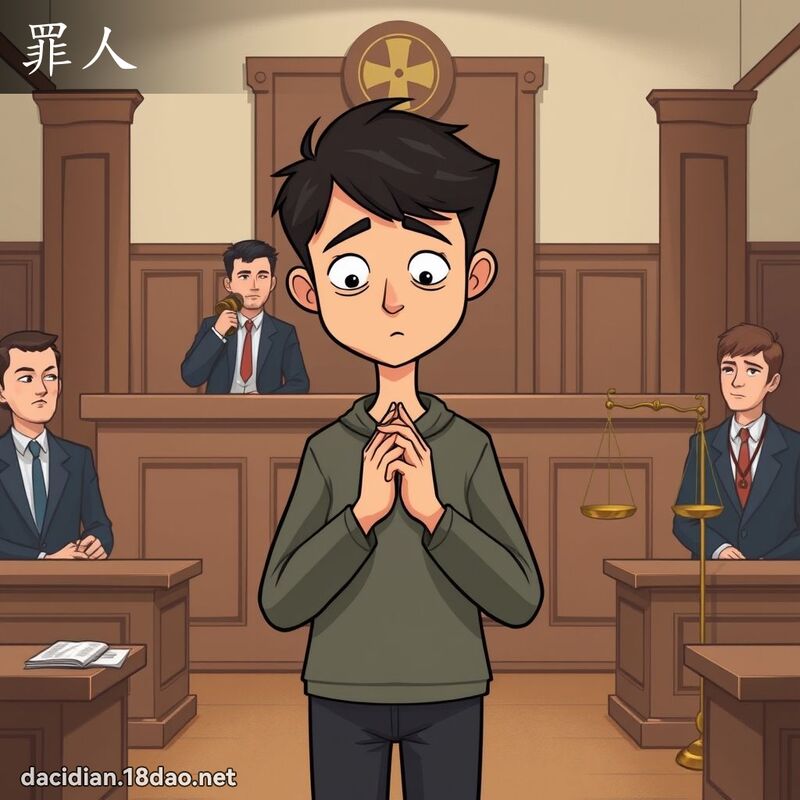 罪人 - 国语大辞典配图
