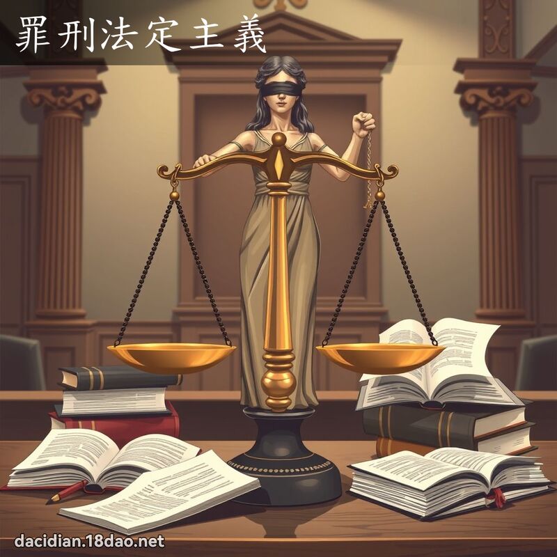 罪刑法定主义 - 国语大辞典配图