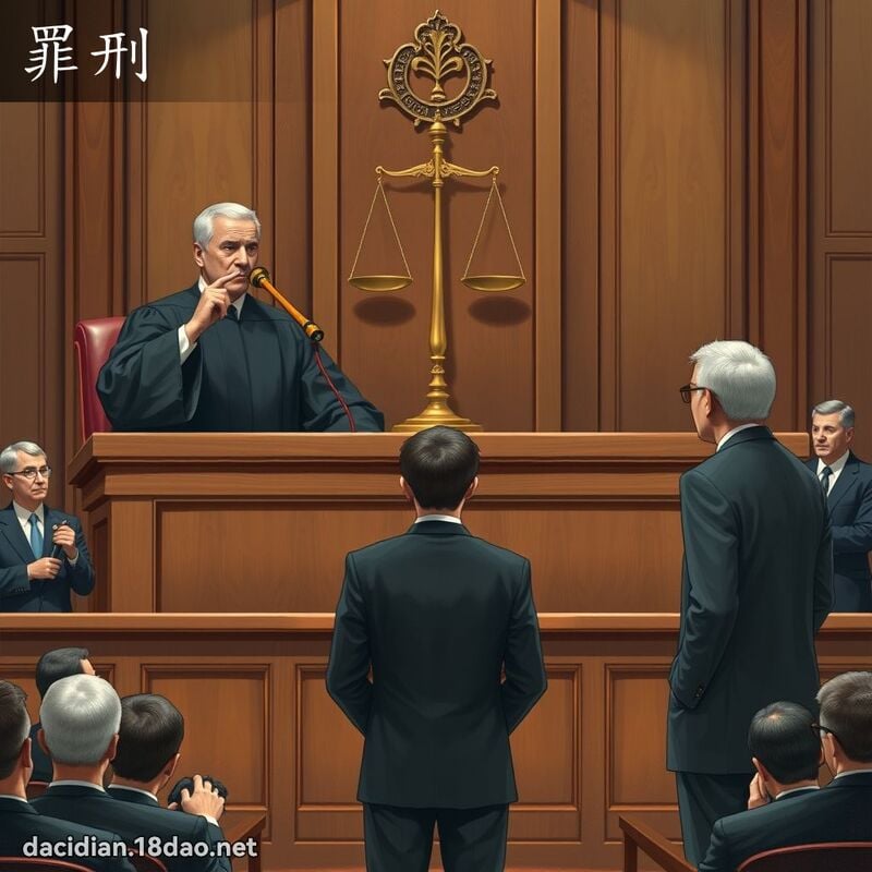 罪刑 - 國語大辭典配圖