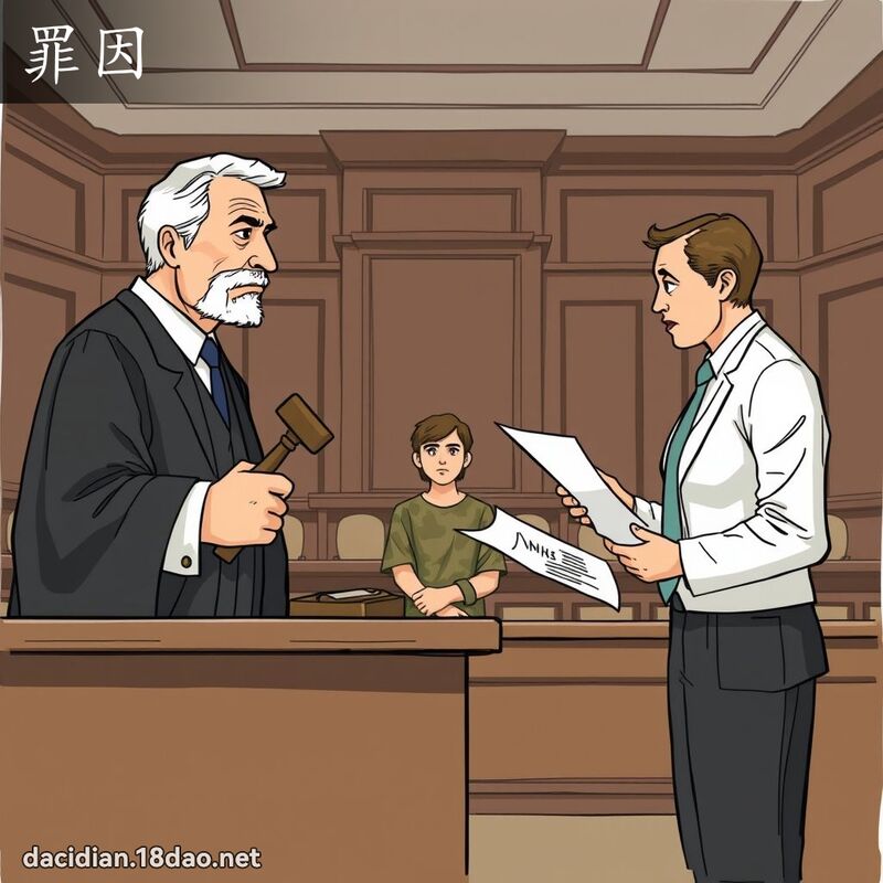 罪因 - 國語大辭典配圖