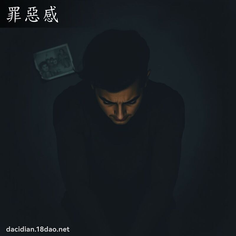 罪惡感 - 國語大辭典配圖